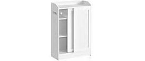 Vasagle Kommode französicher Stil, Natur 60x20x80 cm (LxBxH), MDF