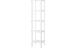 Songmics Regal aus Bambus, Weiss 33x33x146 cm (LxBxH), Bambus kaufen Schweiz | Mediatech.ch