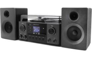 Soundmaster MCD1950SW Stereo-Musikcenter mit DAB+, CD, Plattenspi
