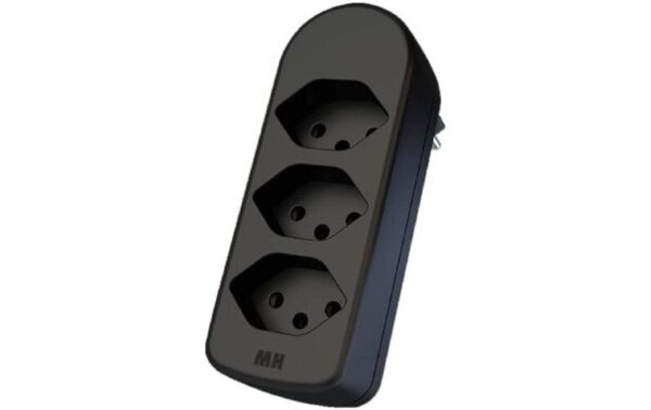 1983801 - Mediatech Max Hauri Mehrfachstecker ADAPT 3xT13, drehbar G+F drehbar 320°, schwarz kaufen | Mediatech.ch