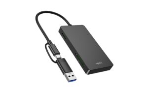 onit USB-C/A Multi-Kartenleser schwarz, 3 Slots, 5Gbps