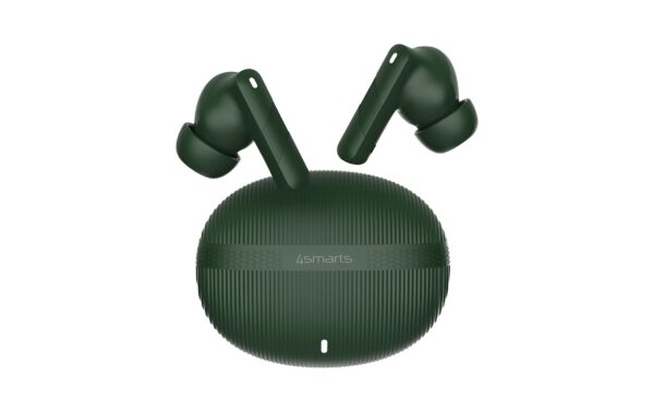 4smarts SkyBuds Pro ANC, Olivgrün bis 20h Wiedergabe, BT 5.4