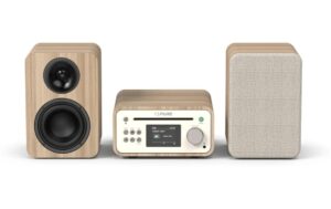 Pure Micro HiFi Classic Stereo Mini Cotton white, Stereo, 2x 20W, CD, USB, AUX