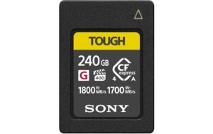 Sony CFexpress Typ-A 240GB Tough Lesen 1800MB/s, Schreiben 1700MB/s