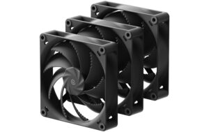 Gehäuselüfter Havn 140mm, 3er 140x140x30mm, PWM, Schwarz kaufen Schweiz | Mediatech.ch