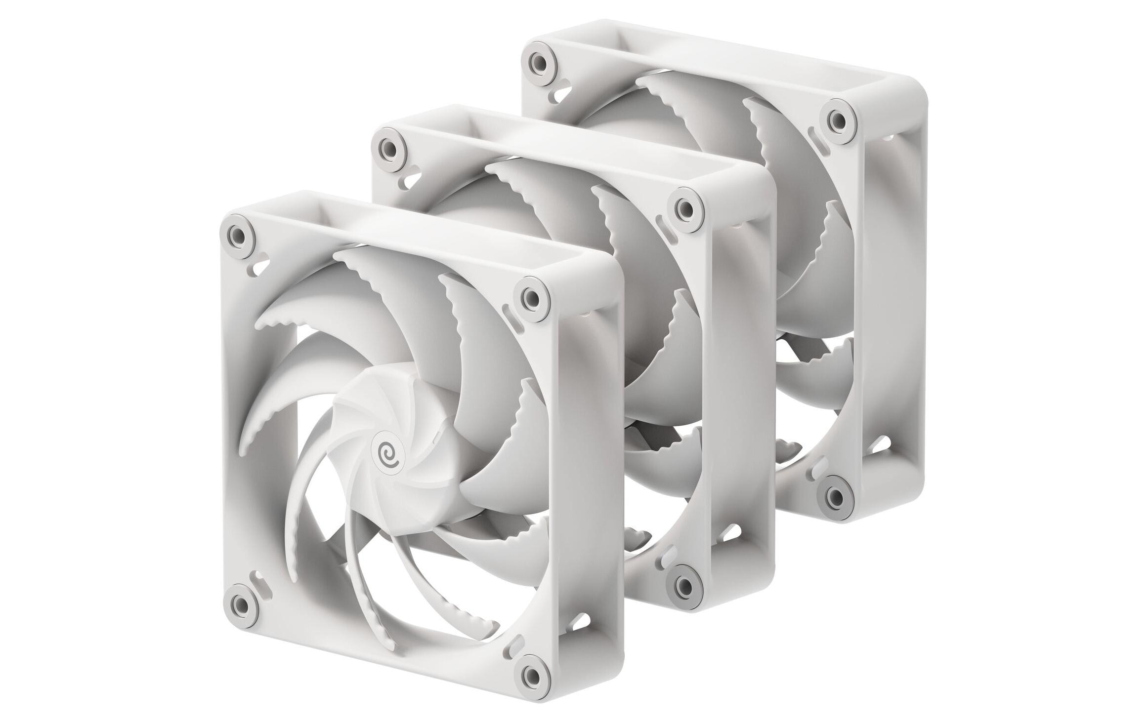 Gehäuselüfter Havn 120mm, 3er 120x120x30mm, PWM, Weiss kaufen Schweiz | Mediatech.ch