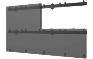 Peerless-AV LEDUNVS-4X4 Universal LED Wall Mount bis zu 610mm, 4x4