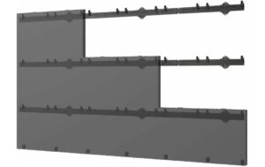 Peerless-AV LEDUNVS-6X6 Universal LED Wall Mount bis zu 610mm, 6x6