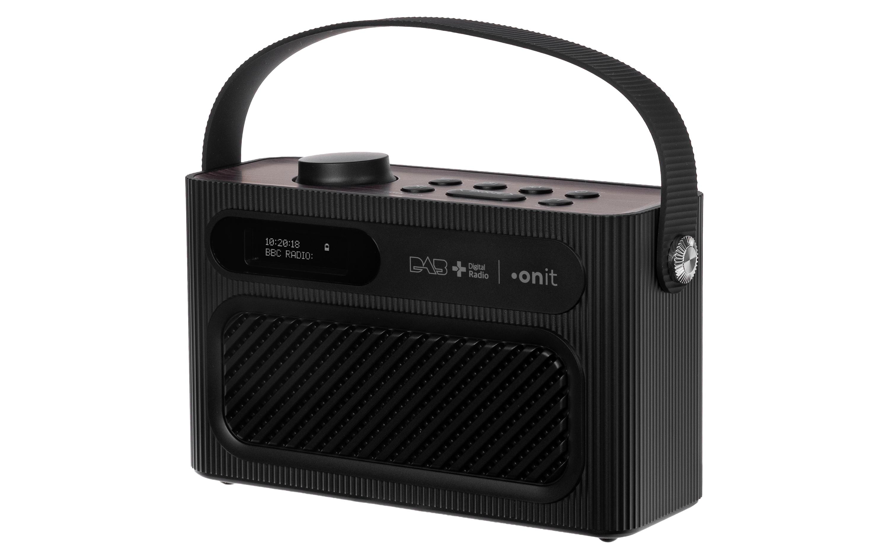 1986711 - Mediatech onit DAB/DAB+ Radio Amoroso schwarz, Akku, 40 Stationen, BT5.3, Wecker kaufen Schweiz | Mediatech.ch