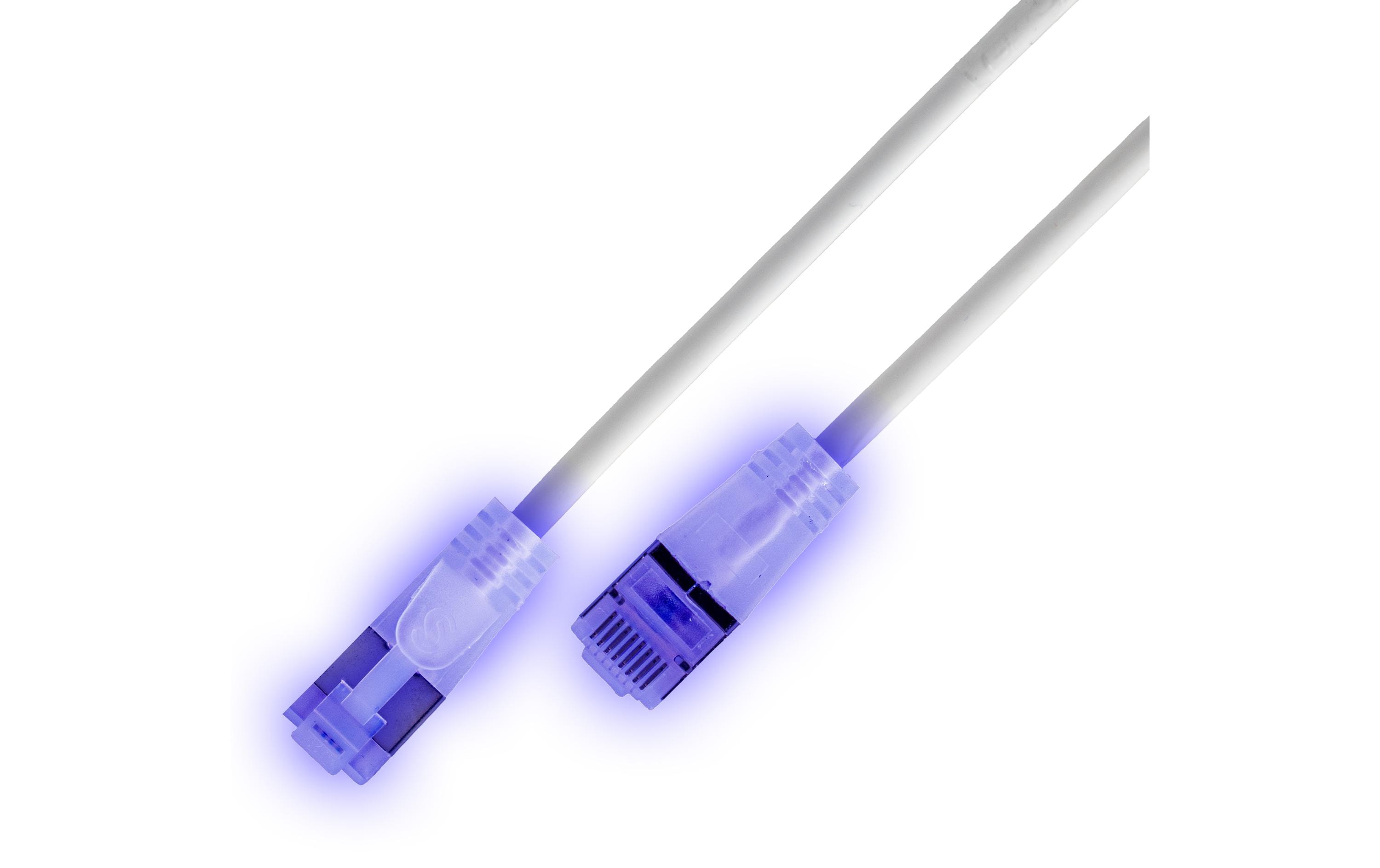 1986739_2 - Mediatech SLIM Patchkabel: U/FTP, 3m, weiss Cat.6A, LSOH, AWG28, transluzid, 3.6mm
