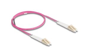 Delock LWL Duplex Patchkabel, OM4, 1m Multimode 50/125µm, LC-LC, Winkelbar kaufen Schweiz | Mediatech.ch