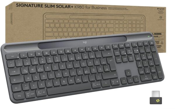 Logitech Keyboard Slim Solar+ K980 business USB, CH-Layout kaufen Schweiz | Mediatech.ch