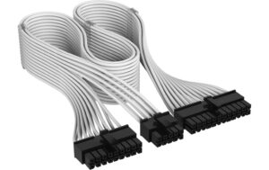 Netzteil Zubehör Corsair Kabel Motherboard Connector, 24Pin, 610mm, Sleeved, Weiss