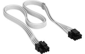 Netzteil Zubehör Corsair Kabel EPS/ATX12V 8Pin (4+4 split), 750mm, sleeved, Weiss kaufen Schweiz | Mediatech.ch