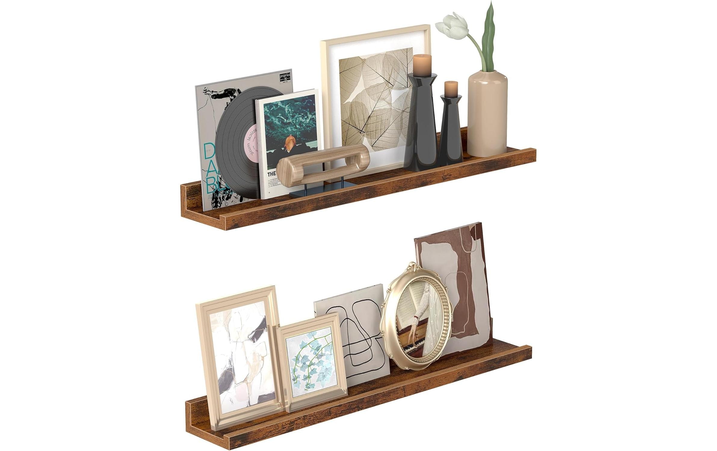Vasagle Wandregal Braun, 2er Set 60x10x5 cm (LxBxH), MDF kaufen Schweiz | Mediatech.ch