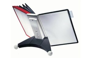 Durable Sherpa Sichttafelsysteme mit 10 Sichttafel, 5x schwarz, 5x rot, A4