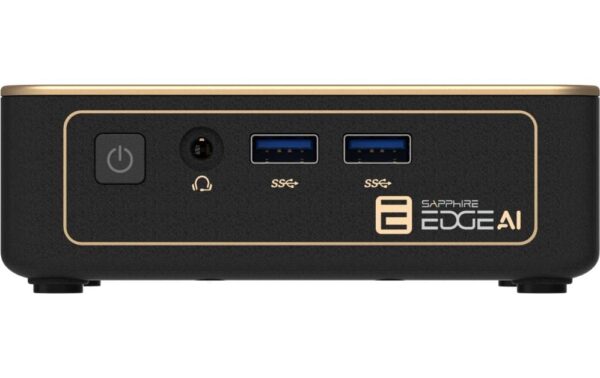 Sapphire EDGE AI 350 BAREBONE AMD Ryzen AI 7 350, 2x SO-DDR5, HDMI, U4