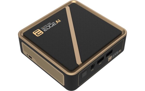 Sapphire EDGE AI 350 BAREBONE AMD Ryzen AI 7 350, 2x SO-DDR5, HDMI, U4