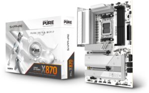Sapphire PURE X870A WIFI7, ATX, AM5 AMD X870, 4x DDR5, PCIe 5.0, 5G, WIFI7 kaufen Schweiz | Mediatech.ch