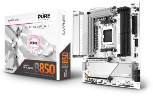 Sapphire PURE B850M WIFI, mATX, AM5 AMD B850, 4x DDR5, PCIe 5.0, 2.5G, WIFI6 kaufen Schweiz | Mediatech.ch