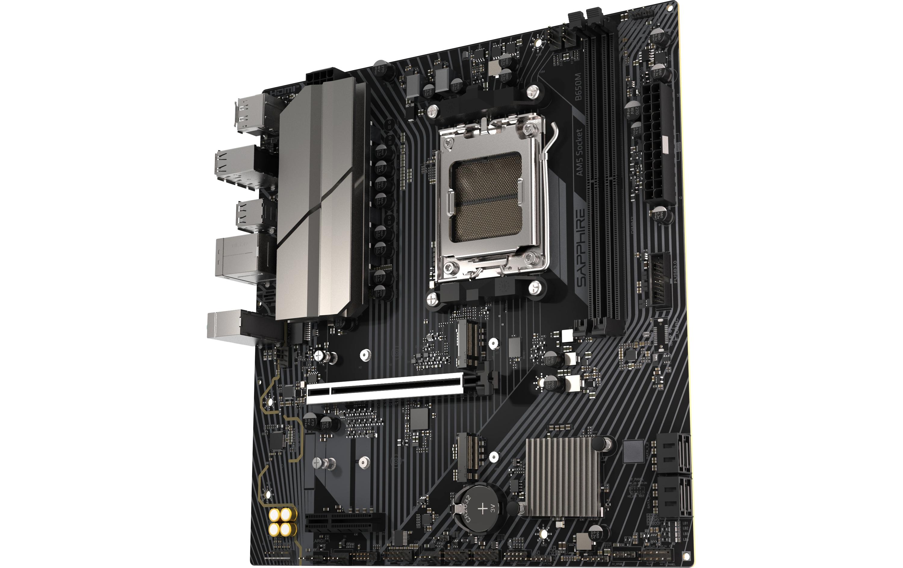 1987879_2 - Mediatech Sapphire B650M-E, mATX, AM5 AMD B650, 2x DDR5, PCIe 4.0, 2.5G