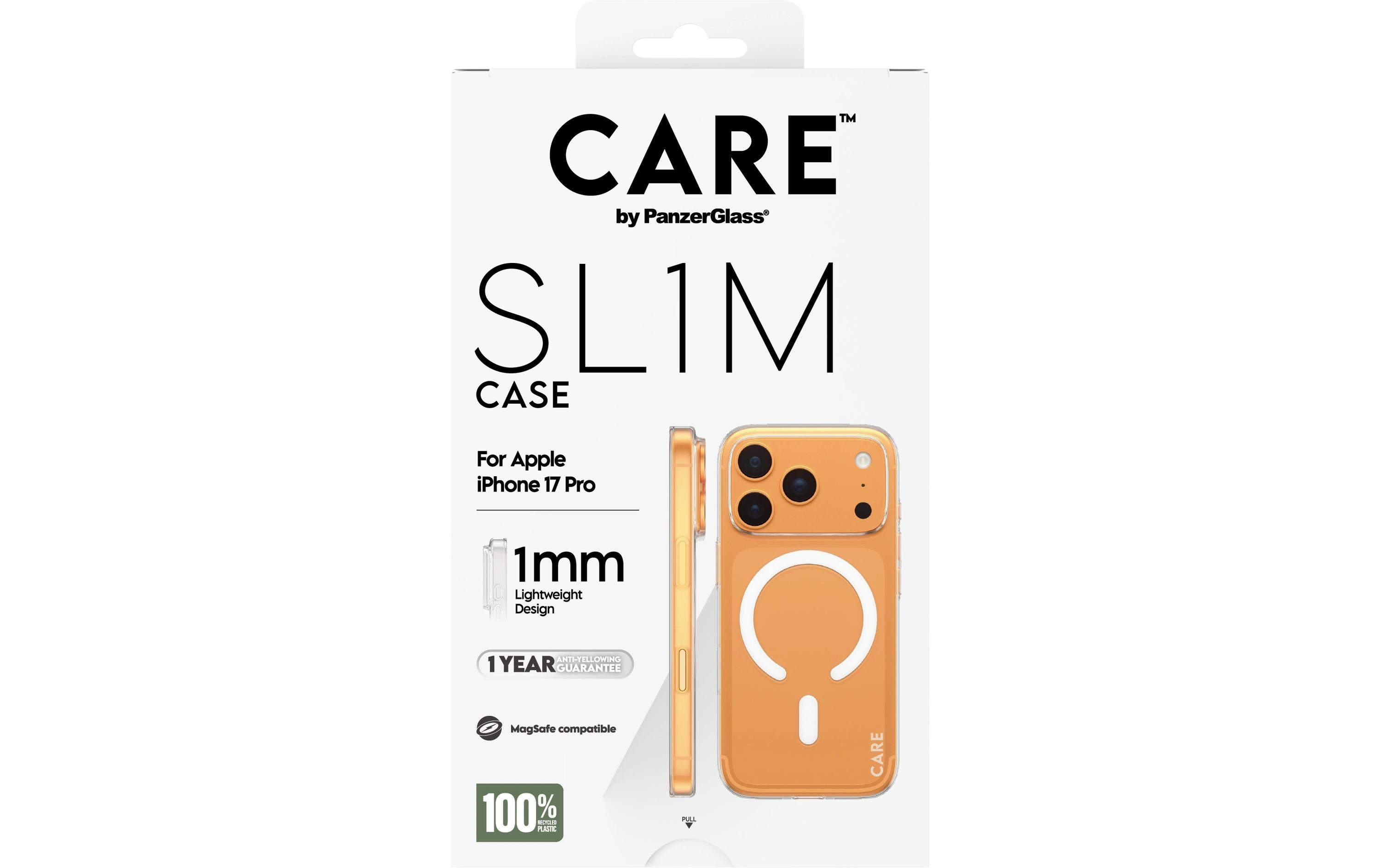 1988181_2 - Mediatech CARE SL1M Case, Transparent iPhone 17 Pro