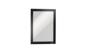 Durable Duraframe A5, schwarz, 2 Stück selbstklebende Informationsrahmen