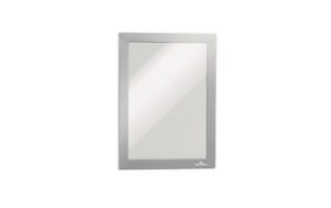 Durable Duraframe A5, silber, 2 Stück selbstklebende Informationsrahmen