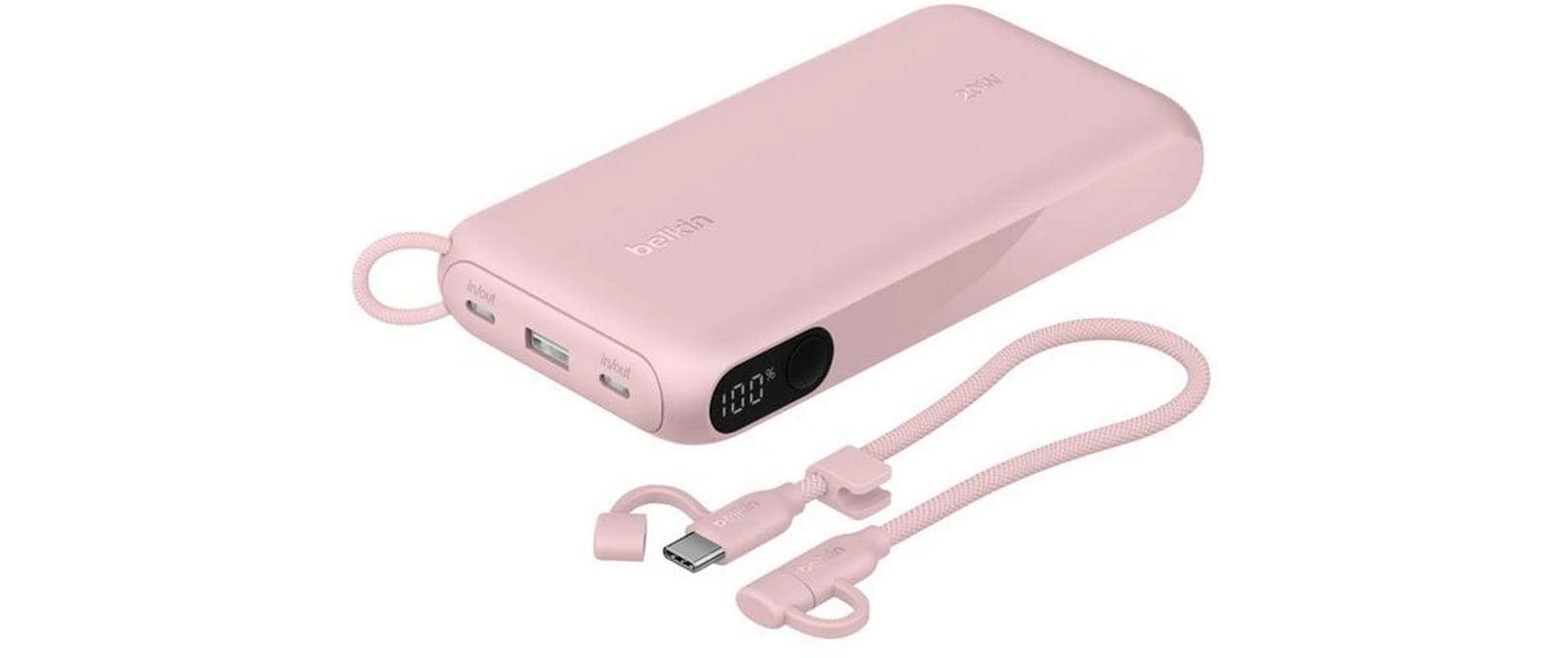 1988633_1 - Mediatech Belkin BoostCharge Powerbank Display, 20.000mAh, 20W, Pink