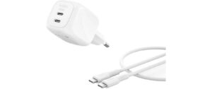 Belkin BoostCharge 50W USB-C-Ladegerät Power Delivery, PPS, 1m USB-C-Kabel, Weiss
