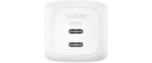 Belkin BoostCharge 50W USB-C-Ladegerät Power Delivery, PPS, Weiss