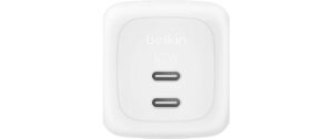 Belkin BoostCharge Pro Dual USB-C GaN 50W, 2x USB-C, Weiss