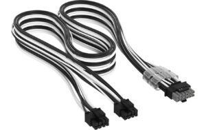 PSU Zub. Corsair 2x 8-Pin to PCIe 12V-2x6 Schw.Weiss, Type-4, sleeved, 600W kaufen Schweiz | Mediatech.ch