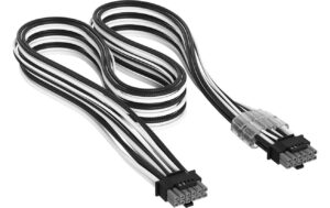 PSU Zub. Corsair PCIe 12V-2x6/PCIe 12V-2x6 Schw.Weiss, sleeved, 600W kaufen Schweiz | Mediatech.ch
