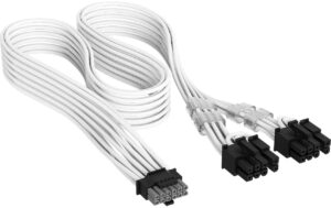 PSU Zub. Corsair PCIe 12V-2x6/2x 8-pin weiss, sleeved, 600W kaufen Schweiz | Mediatech.ch