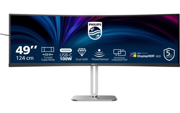 1989653 - Mediatech Philips 49 49B2U5900C/00, 5120x1440, 75Hz DP, HDMI, HV, Speakers, Powersensor kaufen Schweiz | Mediatech.ch