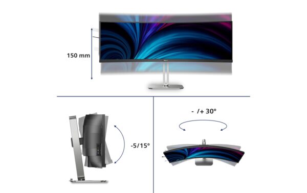 1989653_2 - Mediatech Philips 49 49B2U5900C/00, 5120x1440, 75Hz DP, HDMI, HV, Speakers, Powersensor