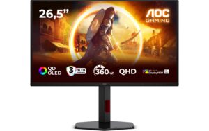 1989658 - Mediatech AOC 27 Q27G4SDR, 2560x1440, 360Hz OLED HDMI, DP, Hub, Speakers, HV kaufen Schweiz | Mediatech.ch