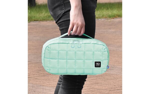 1989919_5 - Mediatech Nintendo Switch 2 Tasche Green Quilted Switch 2 Case