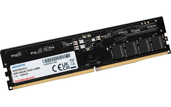 Adata DDR5 8GB 5600MT/s U-DIMM, 1.1V, CL 46