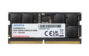 Adata DDR5 24GB 5600MT/s SO-DIMM, 1.1V, CL 46 kaufen Schweiz | Mediatech.ch