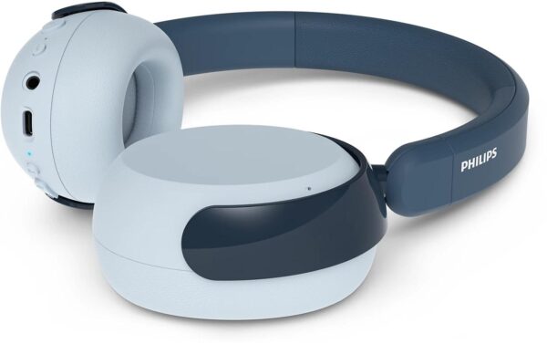 Philips TAK5500RT/00 Over-Ear Kinderkh Blaugrün, 60h Akku, 85db Begrenzung