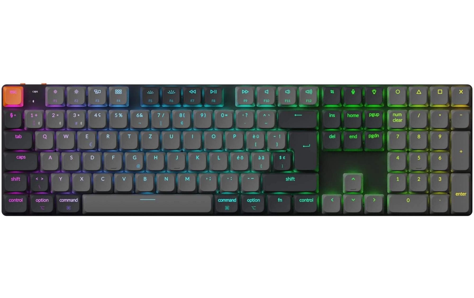Keychron K5 QMK v2 Red Switch, CH CH QWERTZ, ISO