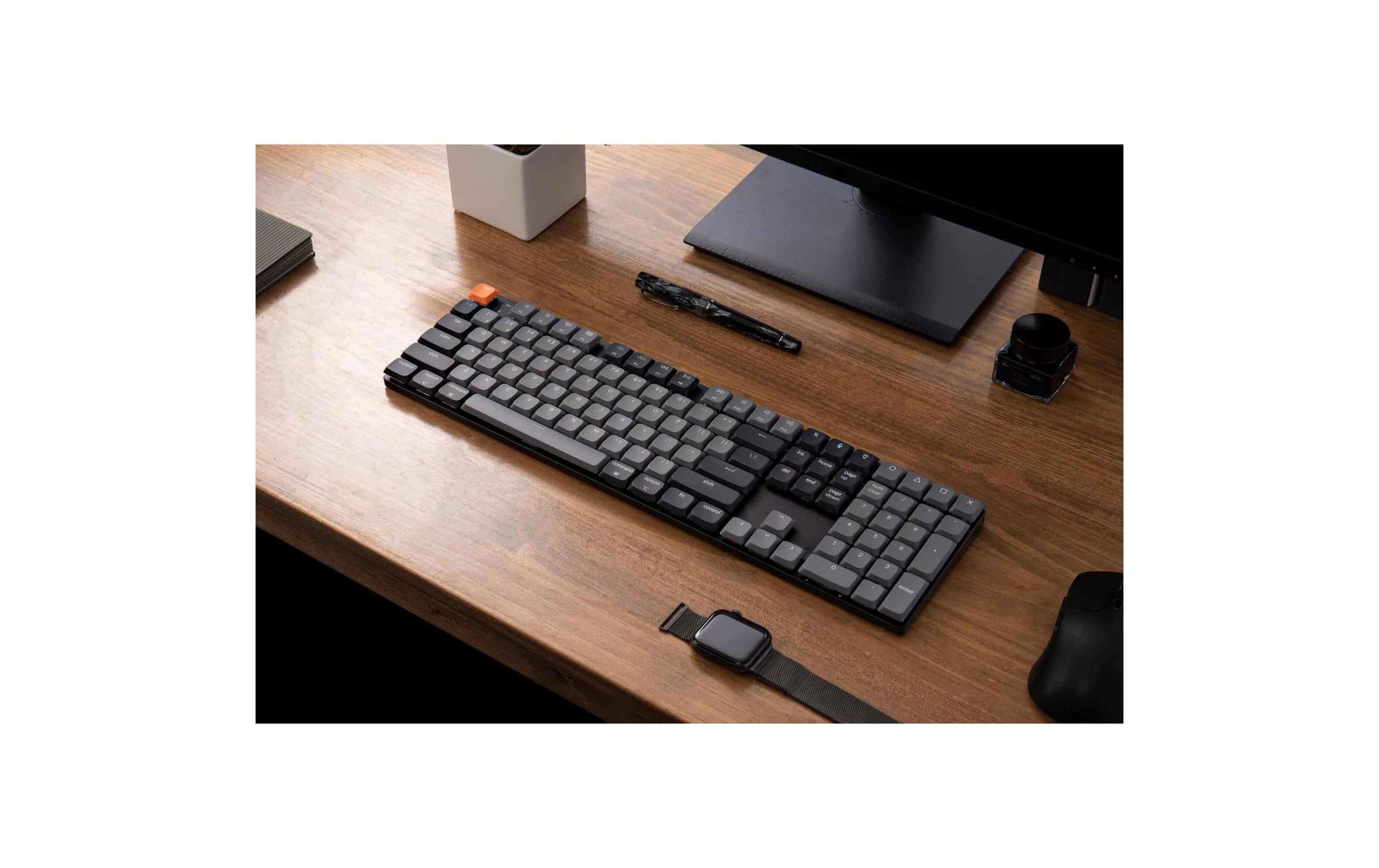 1990832_3 - Mediatech Keychron K5 QMK v2 Red Switch, CH CH QWERTZ, ISO