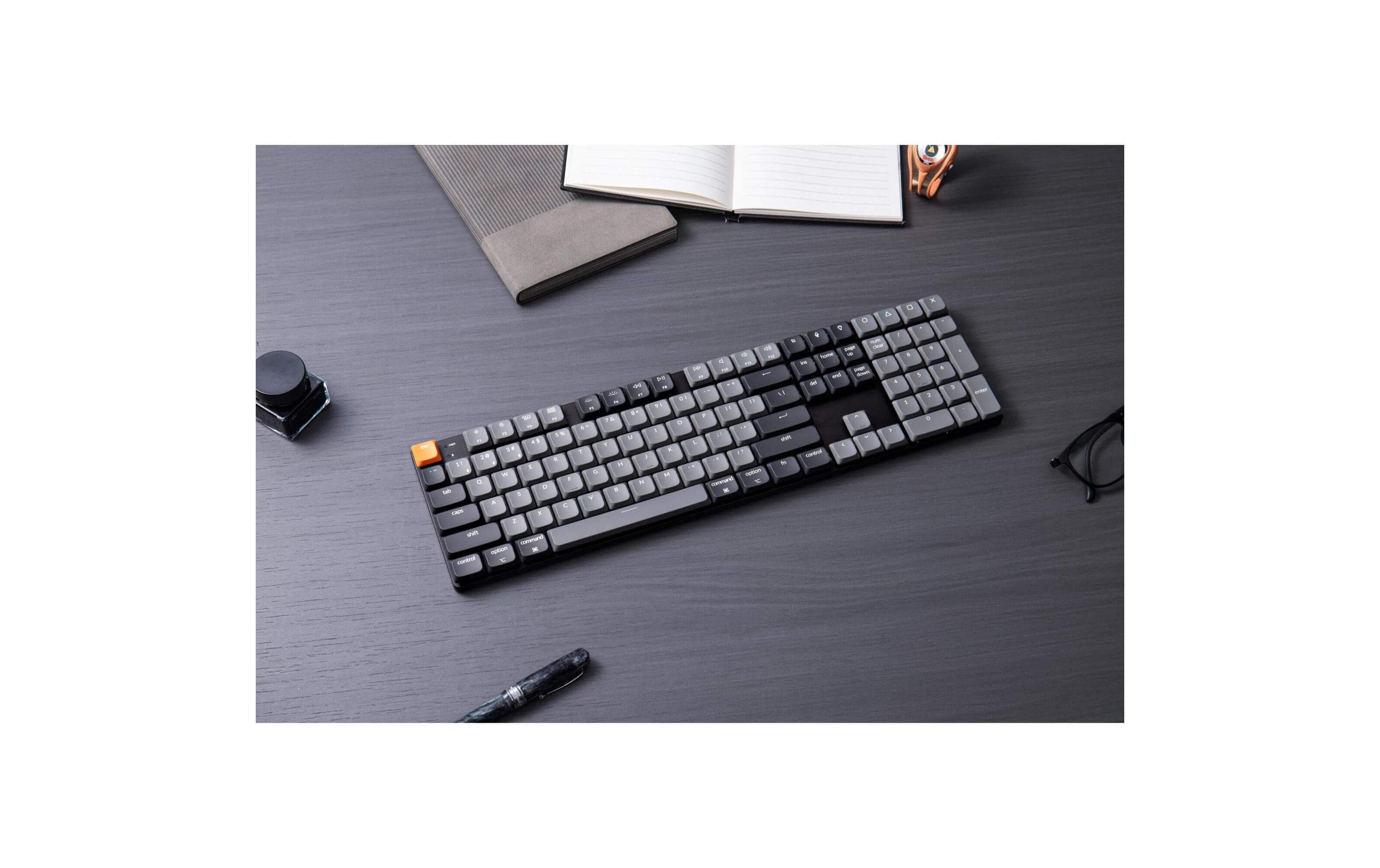 1990832_5 - Mediatech Keychron K5 QMK v2 Red Switch, CH CH QWERTZ, ISO
