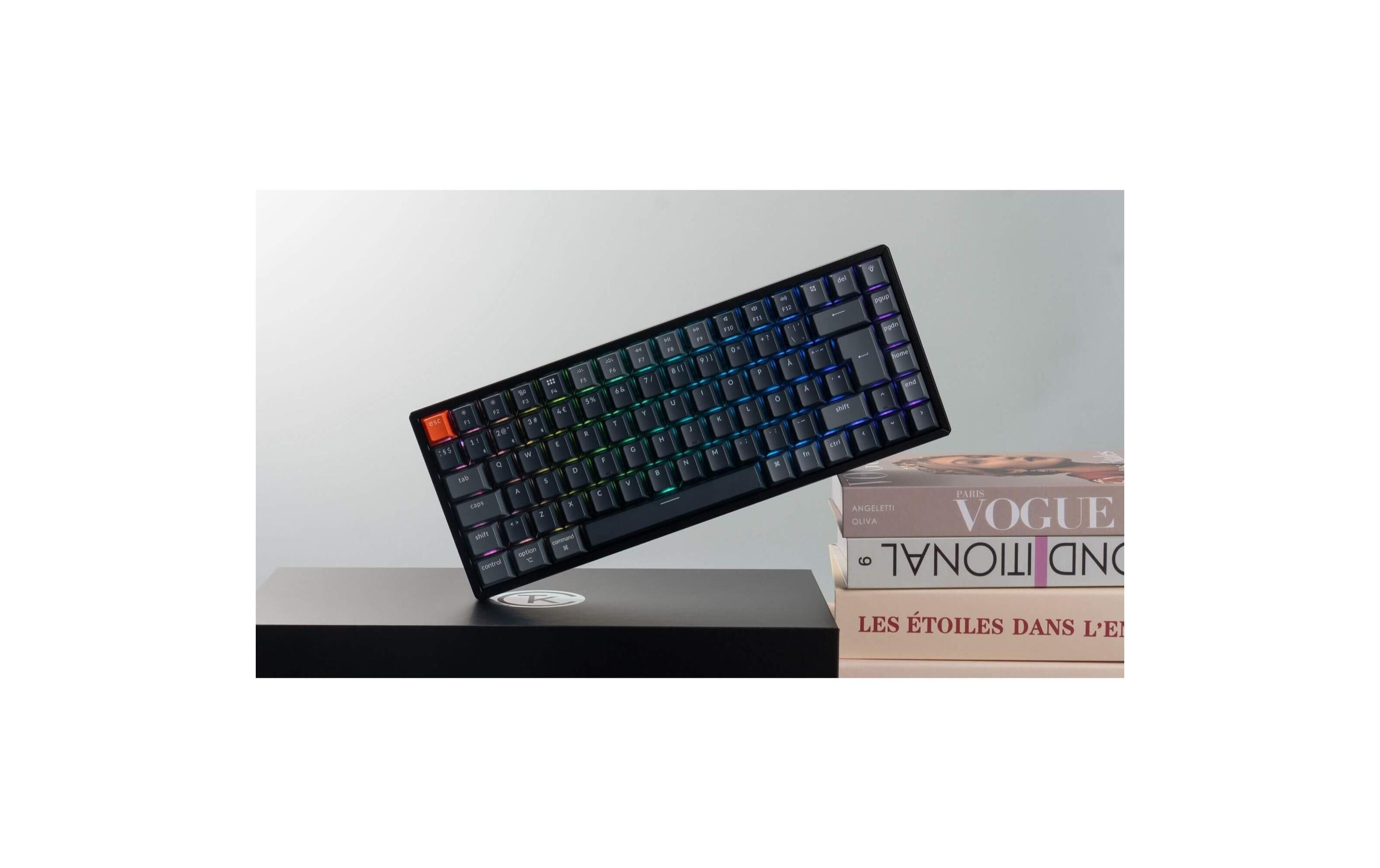 1990834_7 - Mediatech Keychron K2 QMK v3 Red Switch, CH CH QWERTZ, ISO