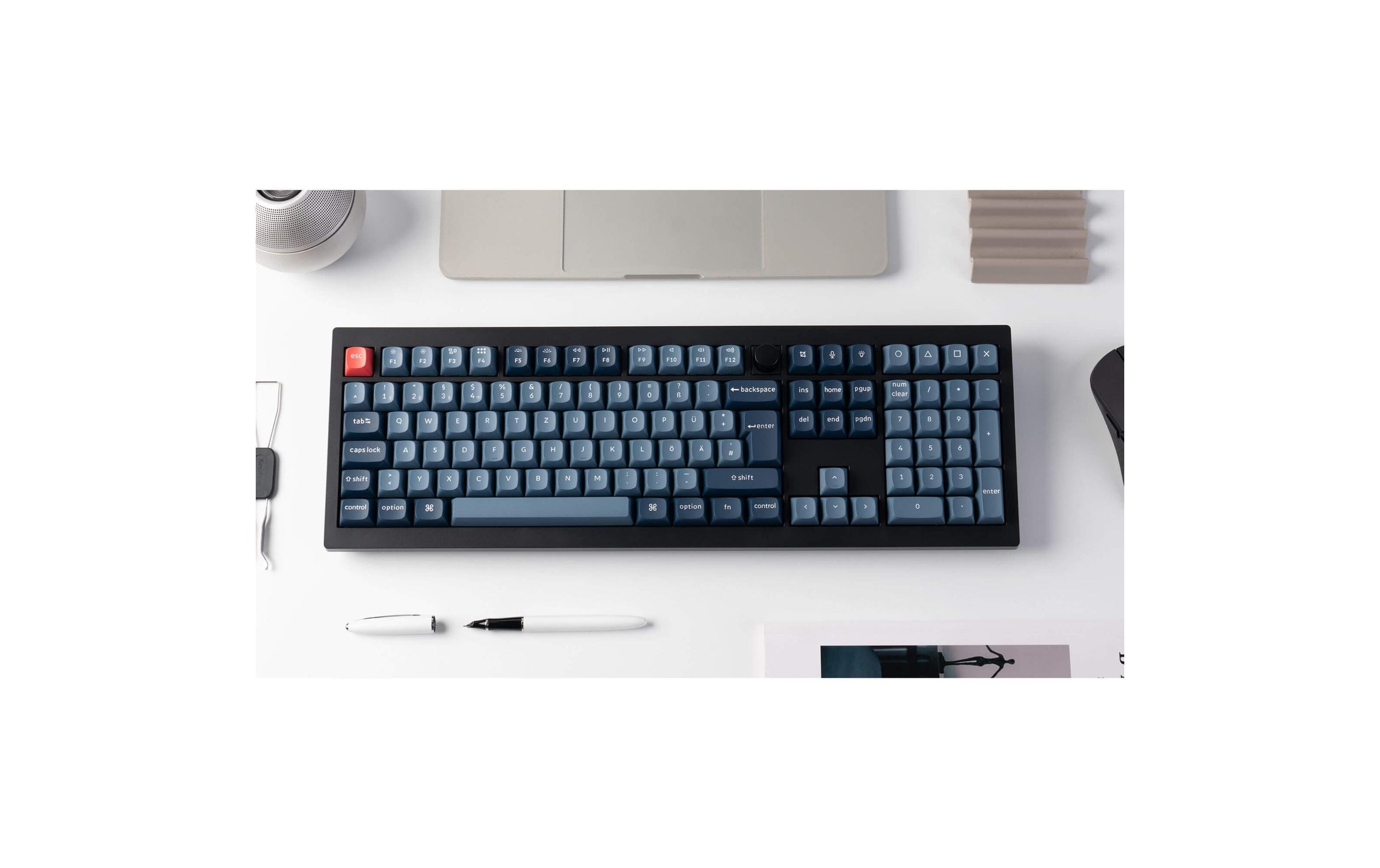 1990850_2 - Mediatech Keychron V6 Max Black Brown Switch, CH CH QWERTZ, ISO