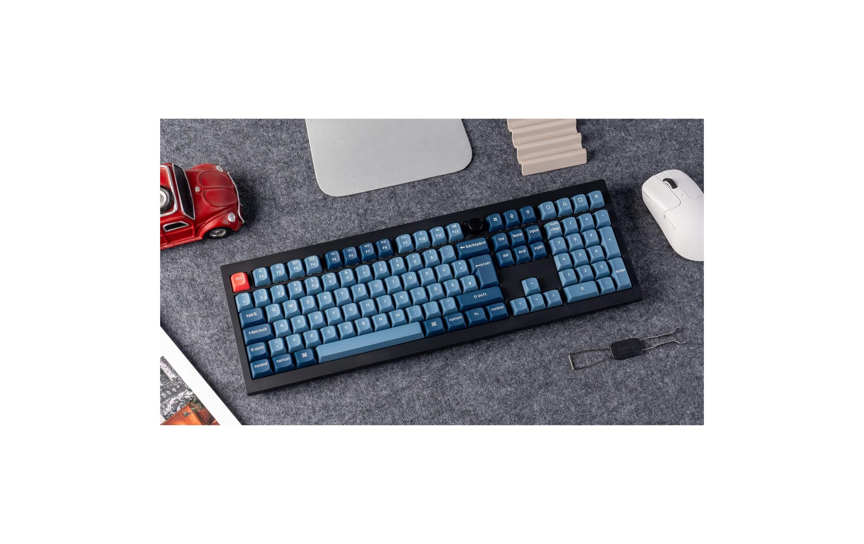 1990850_3 - Mediatech Keychron V6 Max Black Brown Switch, CH CH QWERTZ, ISO