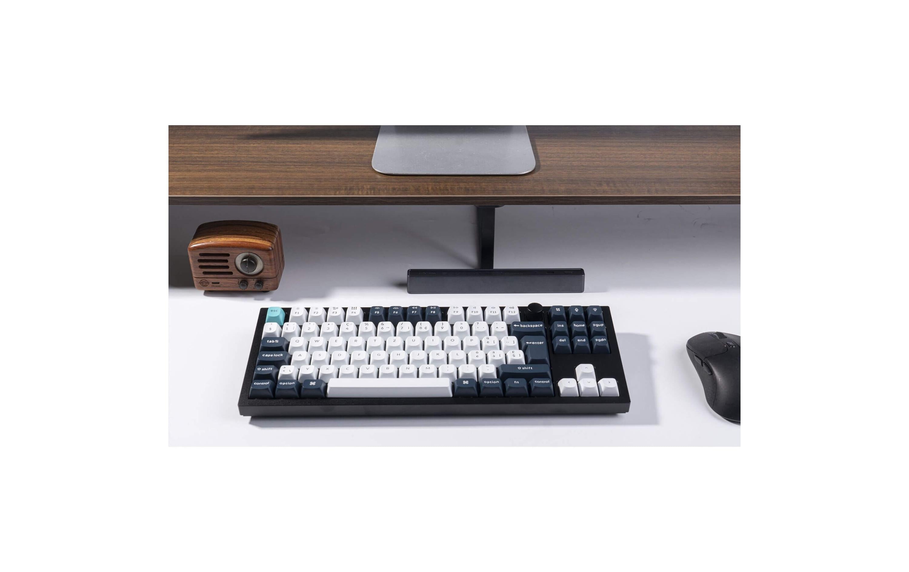 1990854_3 - Mediatech Keychron Q3 Max Black QMK Brown Switch, CH CH QWERTZ, ISO