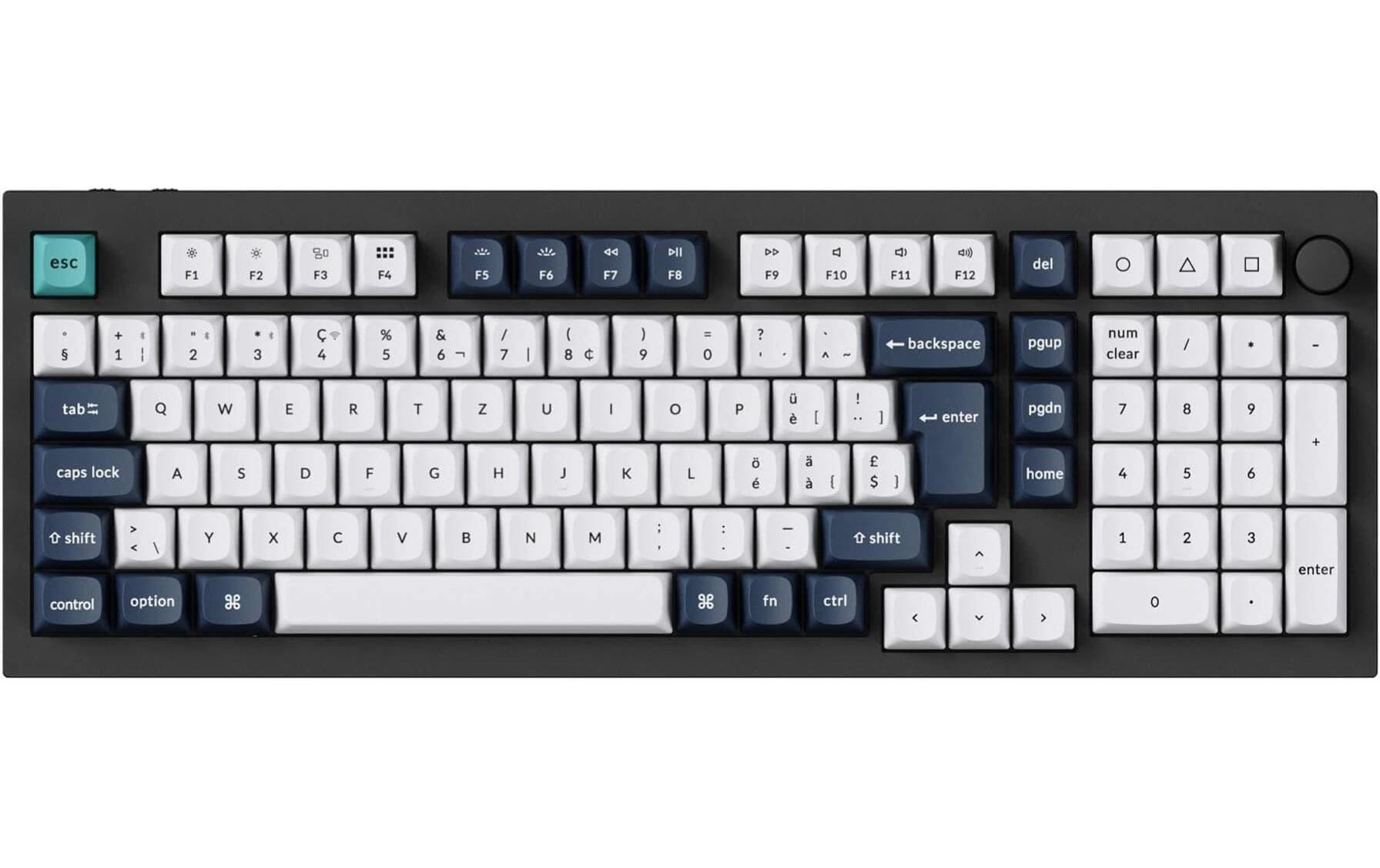 Keychron Q5 Max Black QMK Brown Switch, CH CH QWERTZ, ISO